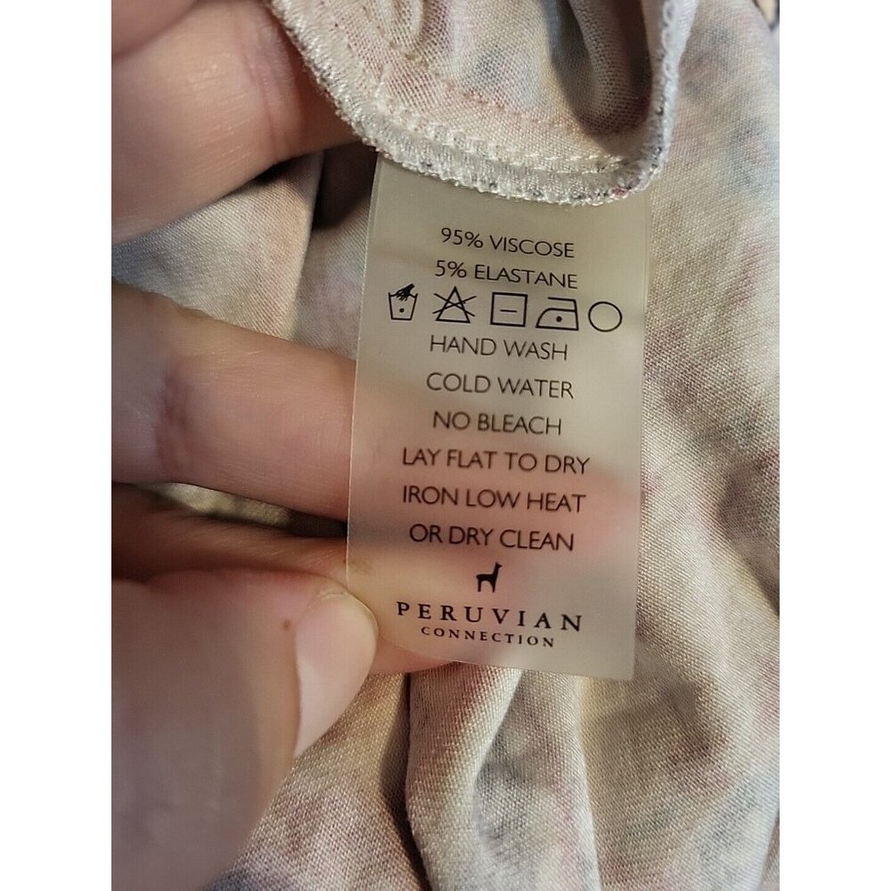 Peruvian Connection Sizs Large Pull On Midi Flora… - image 4